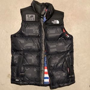 North face puffer vest
